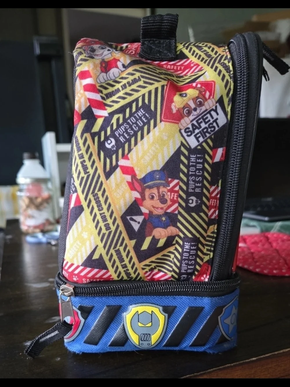 Kids Character Lunch Bag Backpack - Blue, Yellow, Red